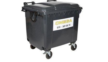 1000 liter rolcontainer kunststof