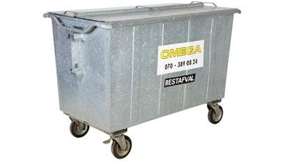 1000 liter rolcontainer staal