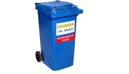 240 liter rolcontainer security kunststof
