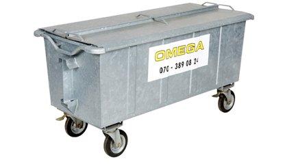 500 liter rolcontainer staal